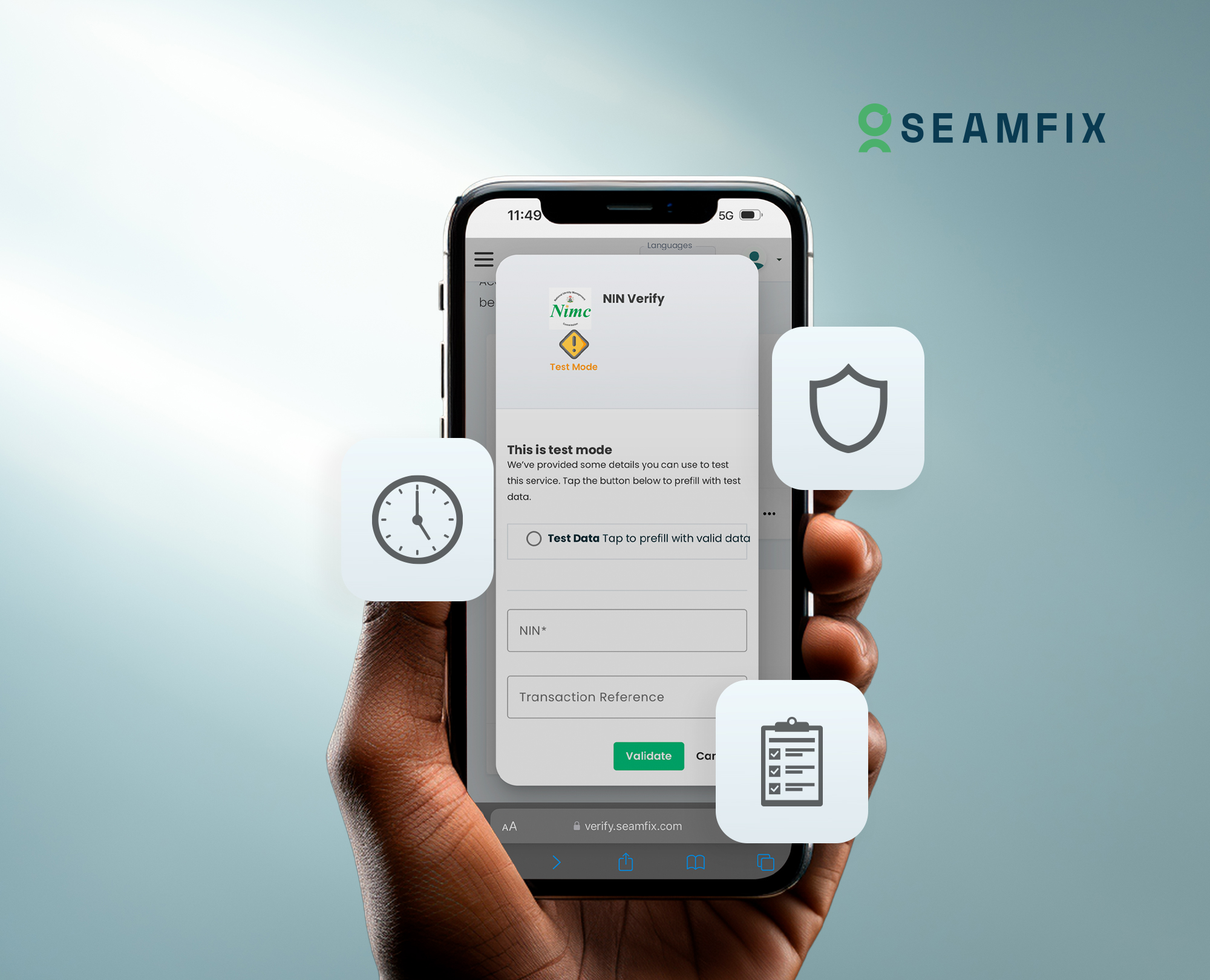 Official NIN Verification Nigeria Seamfix Verify